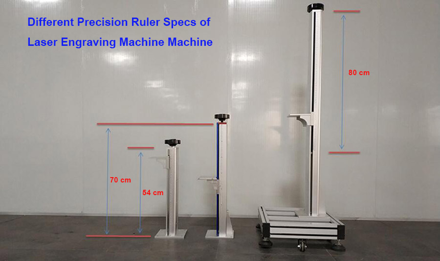 Different Ruler Specs of Mactron Laser Engraving Marking Machine